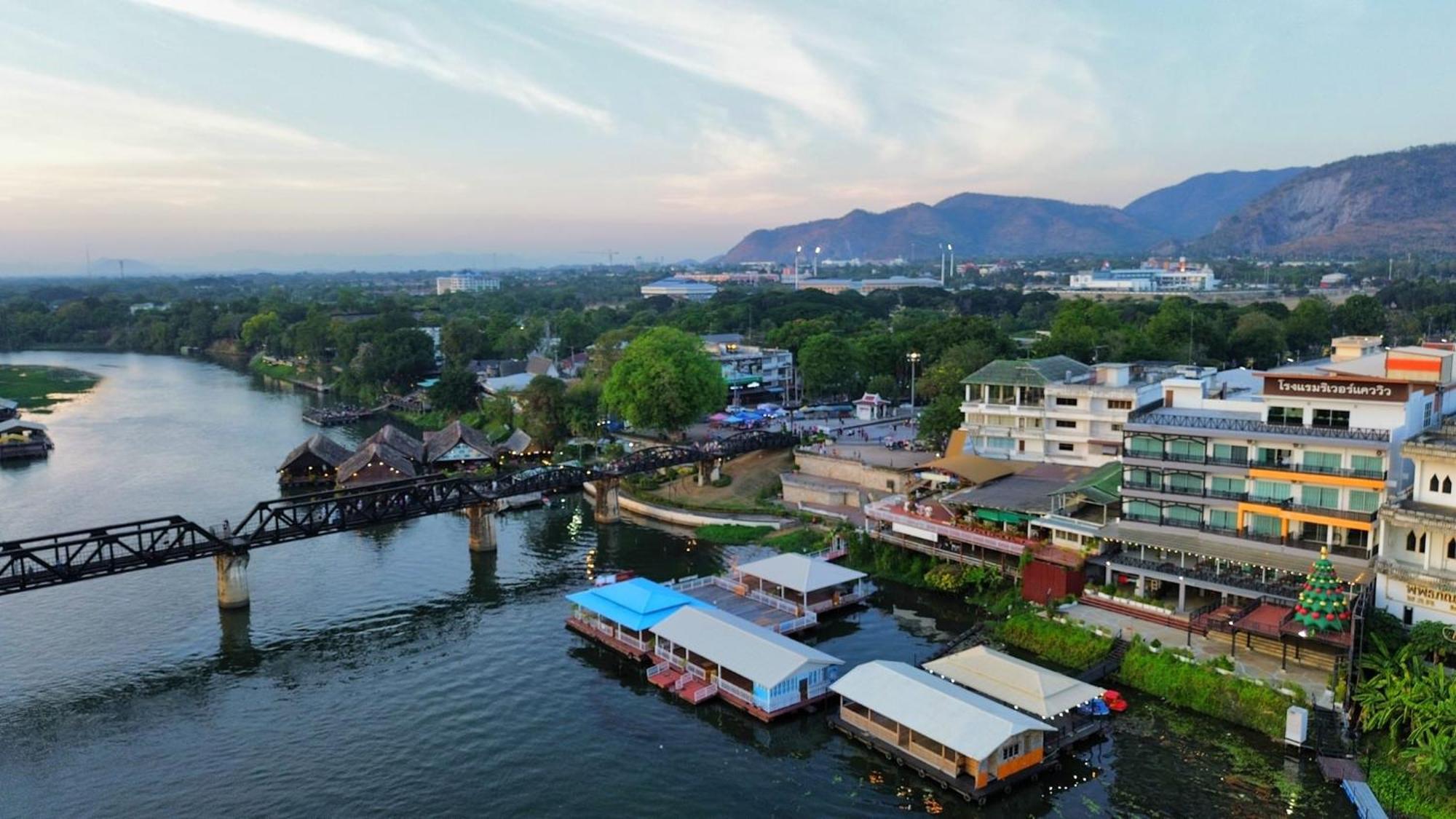 River Kwai View Hotel - Sha Extra Plus Certified Kanchanaburi Exterior photo